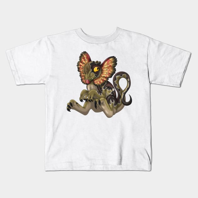 Dilophosaurus: Default Kids T-Shirt by spyroid101